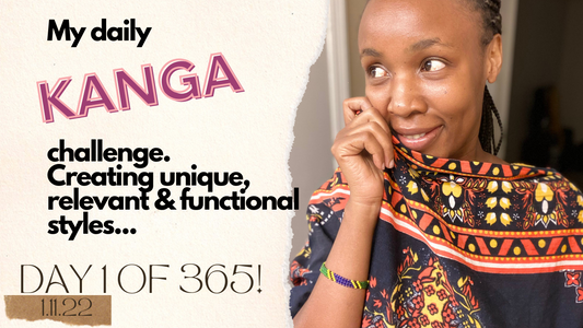 #365daychallenge unique kanga styles... day 1!