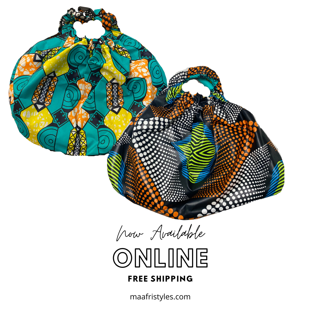 The "ECD" African Kitenge/Ankara reversible (2 - in 1) handbag